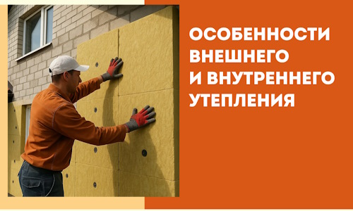 Какие особенности внешнего и внутреннего утепления в слободском