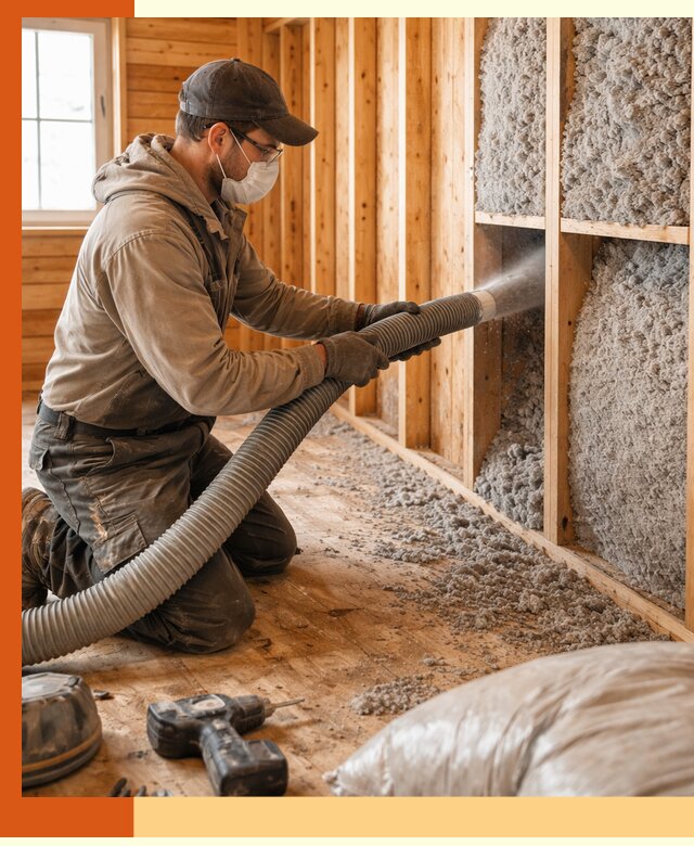 Утепление дачного дома эковатой в слободском — быстро и надёжно