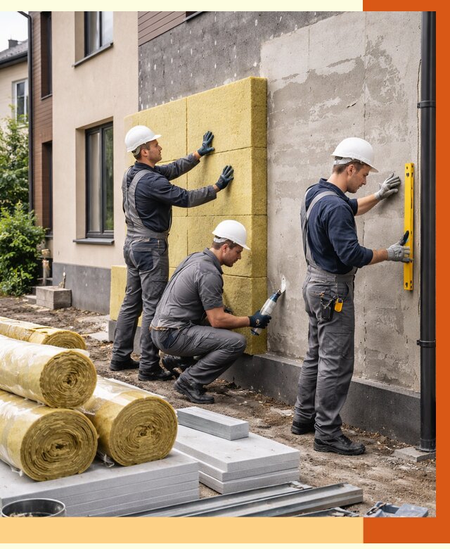 Утепление таунхауса в слободском от 7420 руб/м2 — комплекс под ключ | ТепломастерСлб