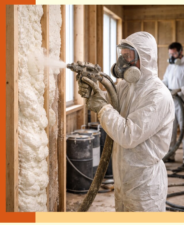 Утепление каркасного дома пенополиуретаном в слободском