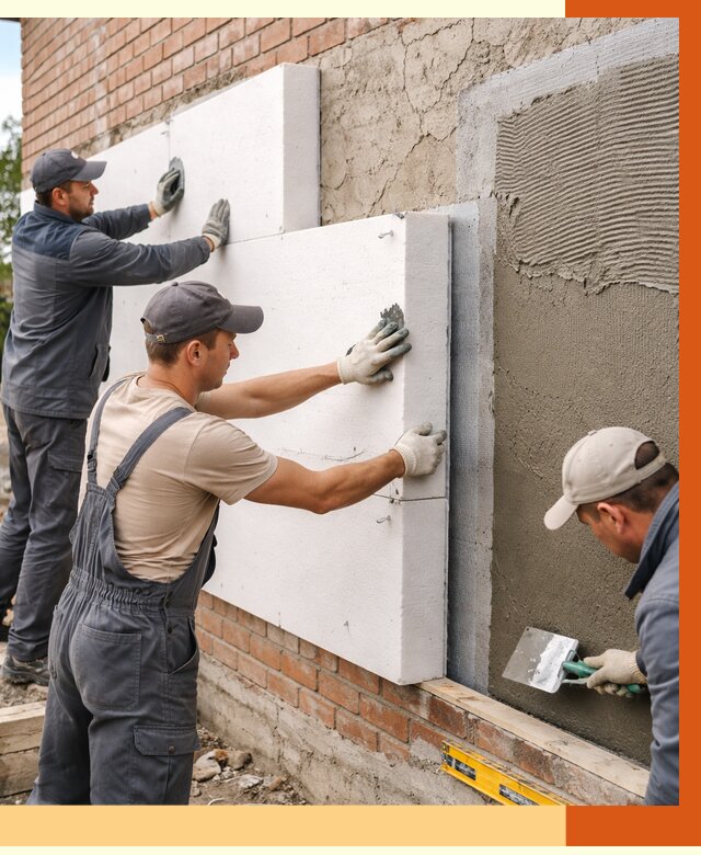 Утепление кирпичного дома в слободском от 4328 руб. под ключ | ТепломастерСлб