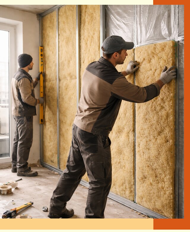 Утепление квартиры изнутри в слободском от 4483 руб. за м2 | Проф. работы ТепломастерСлб