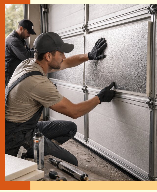 Утепление гаражных ворот в слободском качественно и надежно