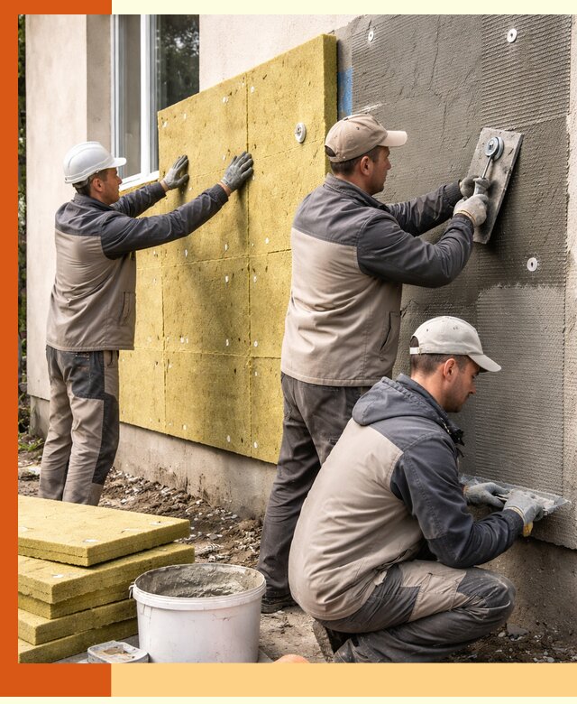 Утепление фасада под штукатурку в слободском — энергоэффективная технология