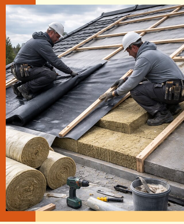 Утепление крыши снаружи в слободском: профессиональная теплоизоляция