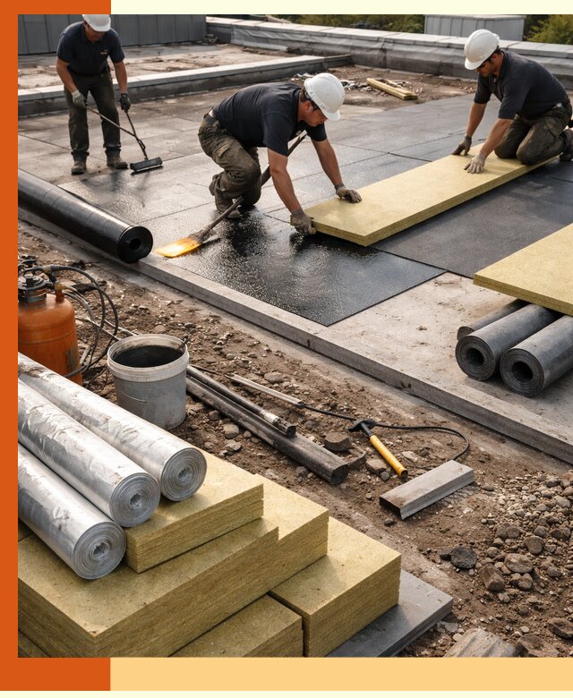 Утепление плоской крыши в слободском — надежная теплоизоляция и герметизация