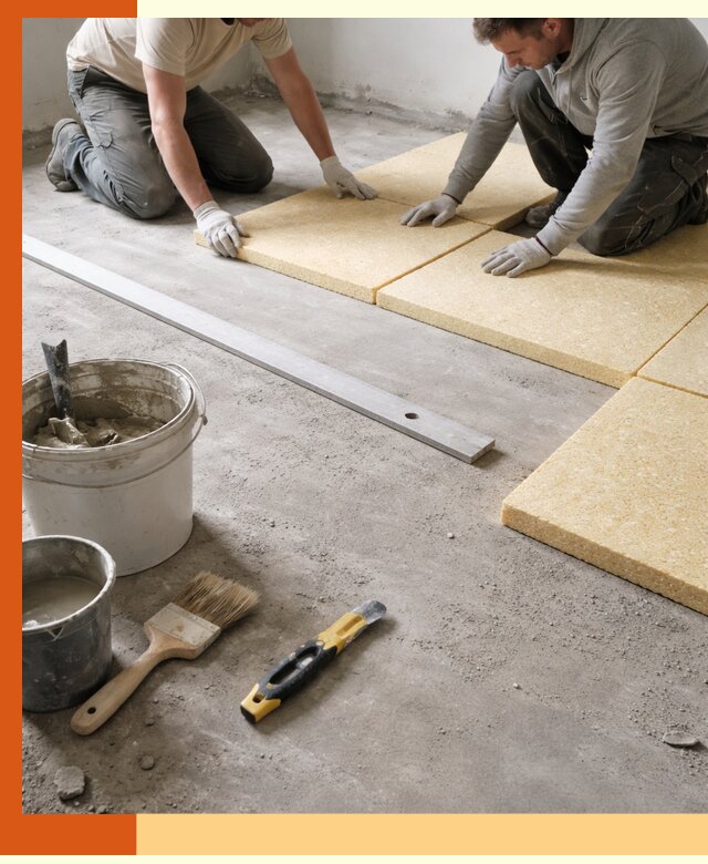 Утепление бетонного пола в слободском профессионально и недорого