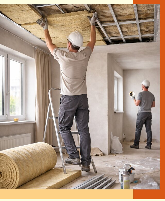 Утепление потолка в частном доме в слободском от 979 руб./м² — работы под ключ | ТепломастерСлб