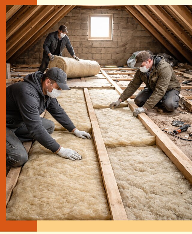 Утепление чердака в слободском — профессиональная теплоизоляция кровли