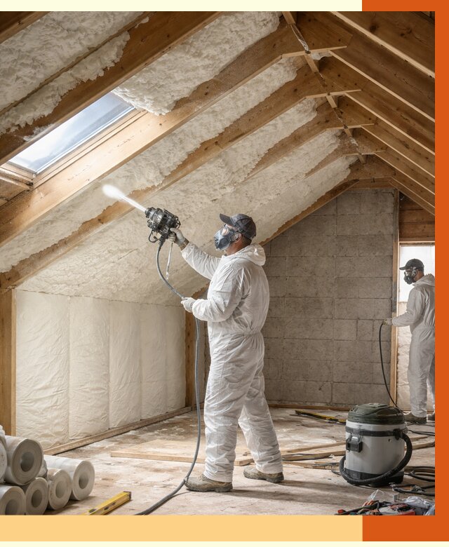 Утепление мансарды ППУ в слободском от 2834 руб./м² — заказать под ключ | ТепломастерСлб