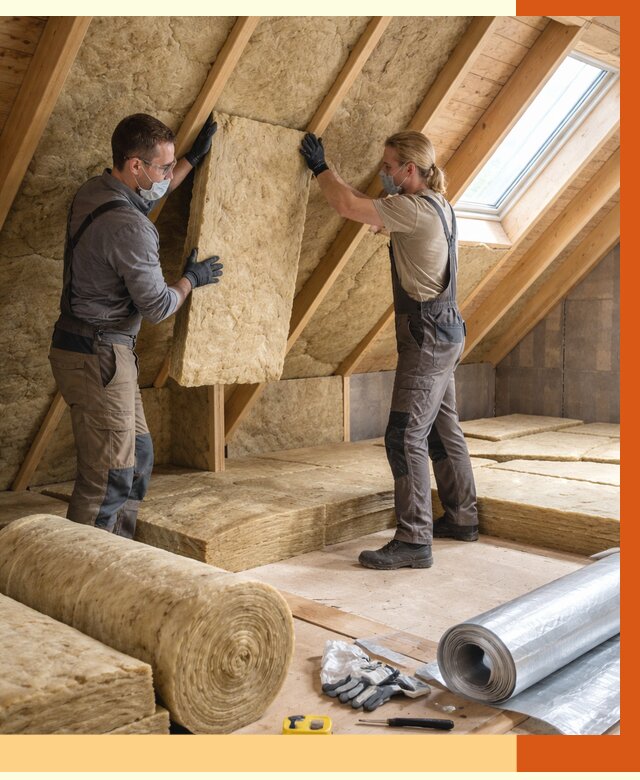 Утепление мансарды минватой в слободском от 4328 руб./м2 — монтаж и пароизоляция | ТепломастерСлб