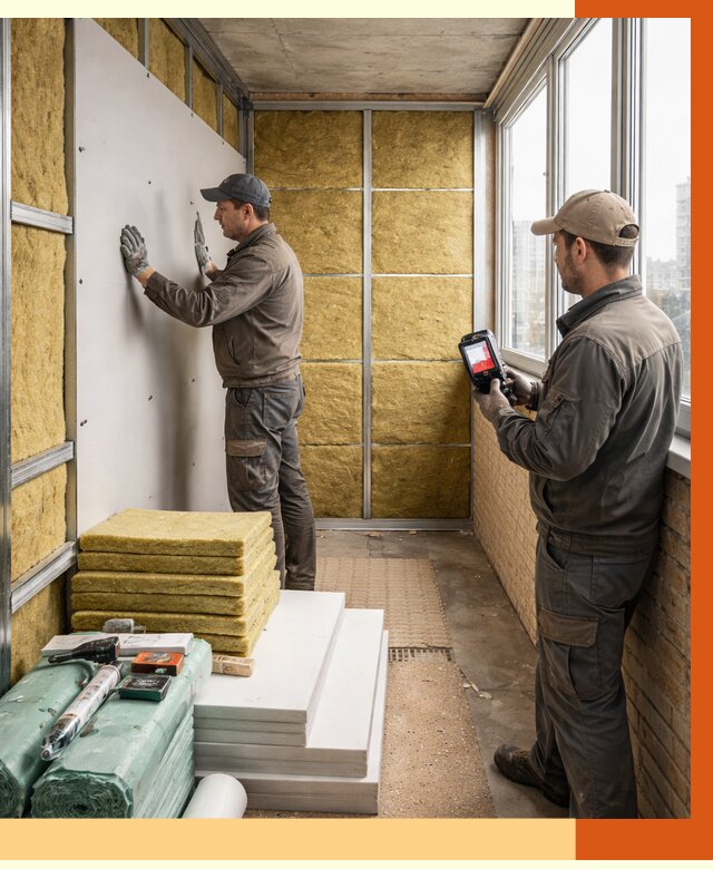 Утепление балкона в слободском от 4637 руб. под ключ | ТепломастерСлб