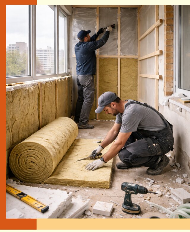 Утепление балкона под ключ в слободском качественно и быстро