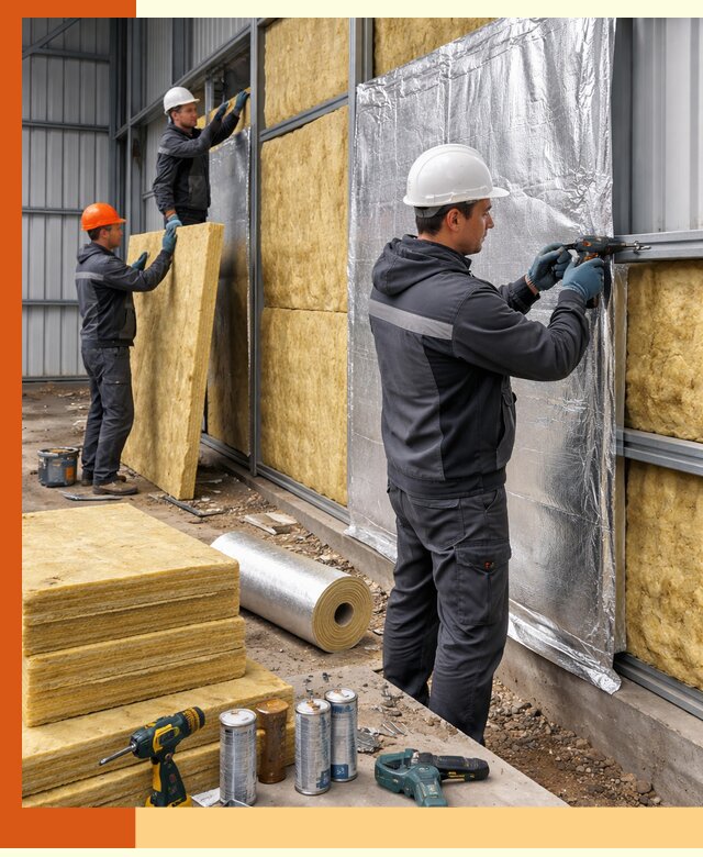 Утепление металлического ангара профессионально в слободском