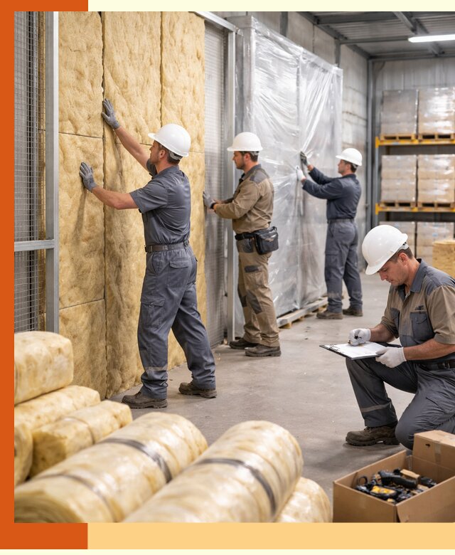 Утепление склада готовой продукции в слободском качественно и быстро