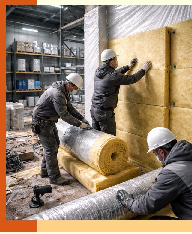 Утепление склада химсырья в слободском: безопасная и эффективная изоляция