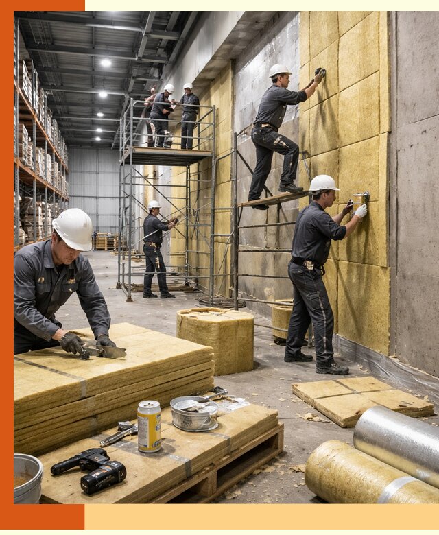 Утепление логистического центра в слободском качественно и экономично