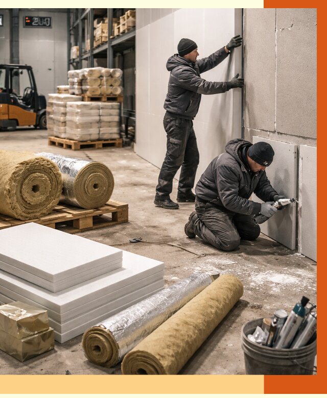 Утепление холодного склада в слободском от 8759 руб/м2 — комплексное под ключ | ТепломастерСлб