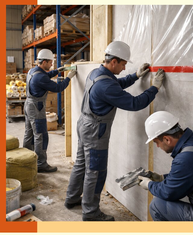 Утепление теплого склада под ключ в слободском