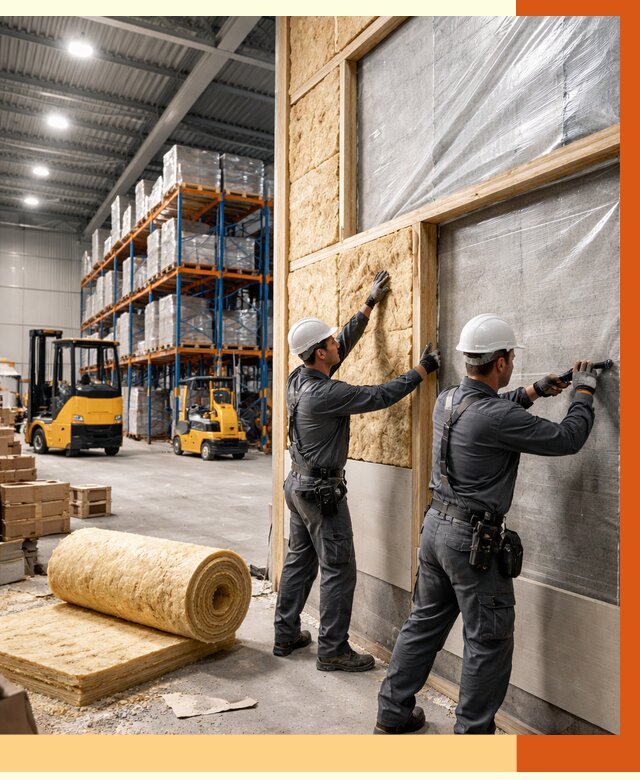 Утепление склада с техникой в слободском от 4328 руб./м2 — комплексно под ключ | ТепломастерСлб