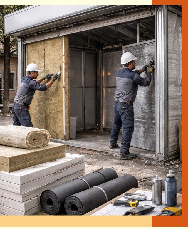 Утепление павильона шаурма в слободском под ключ от 1237 руб. за м² | ТепломастерСлб