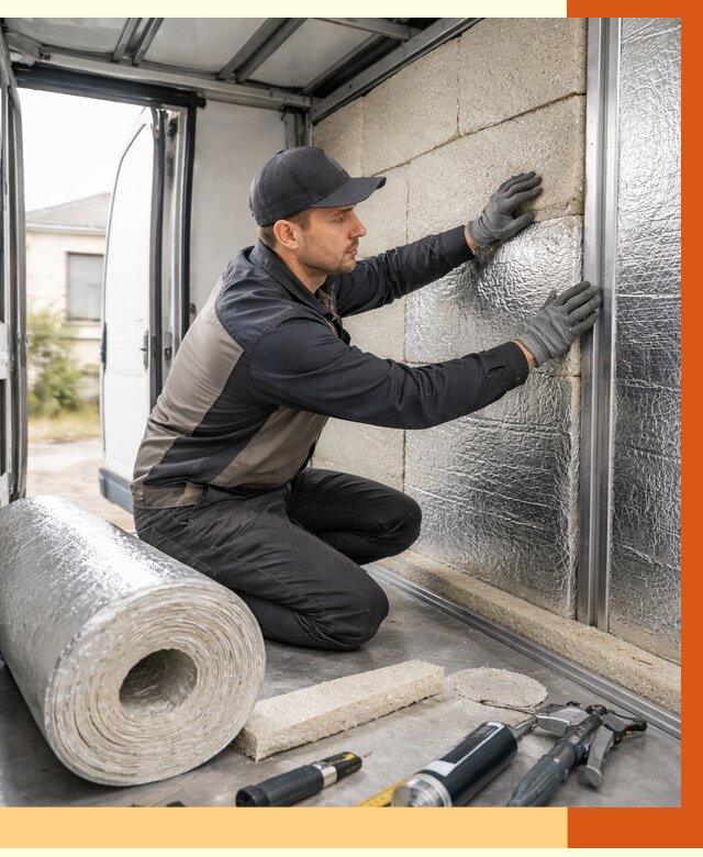 Утепление фургона рефрижератора в слободском от 12881 руб./м² под ключ | ТепломастерСлб