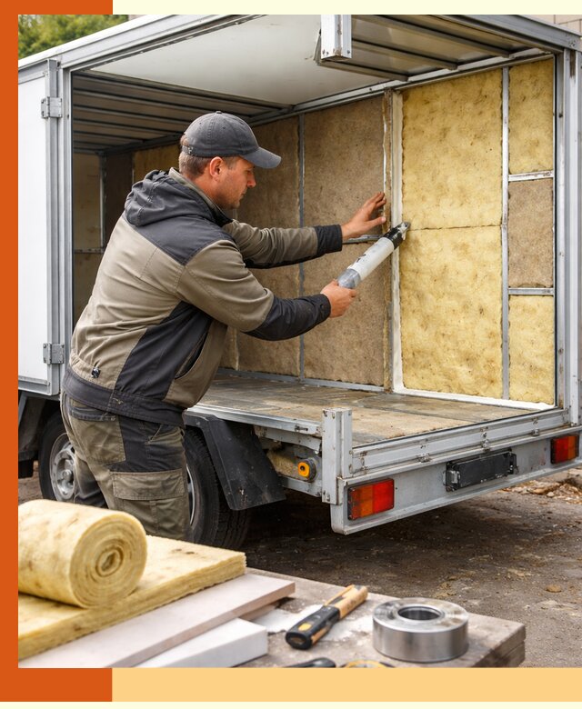 Профессиональное утепление прицепа в слободском для любых условий