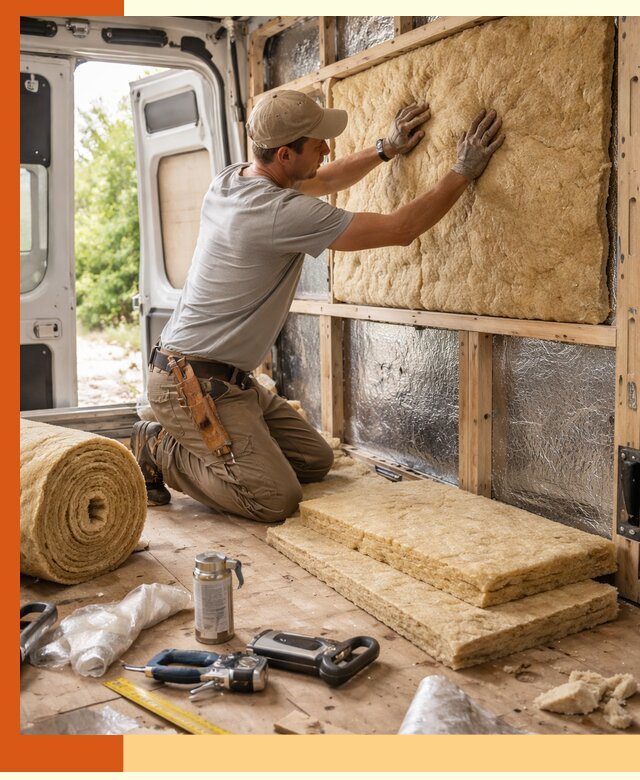 Утепление кемпера под ключ в слободском с гарантией качества