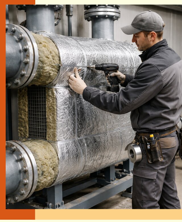 Утепление теплообменника в слободском — профессиональная теплоизоляция оборудования