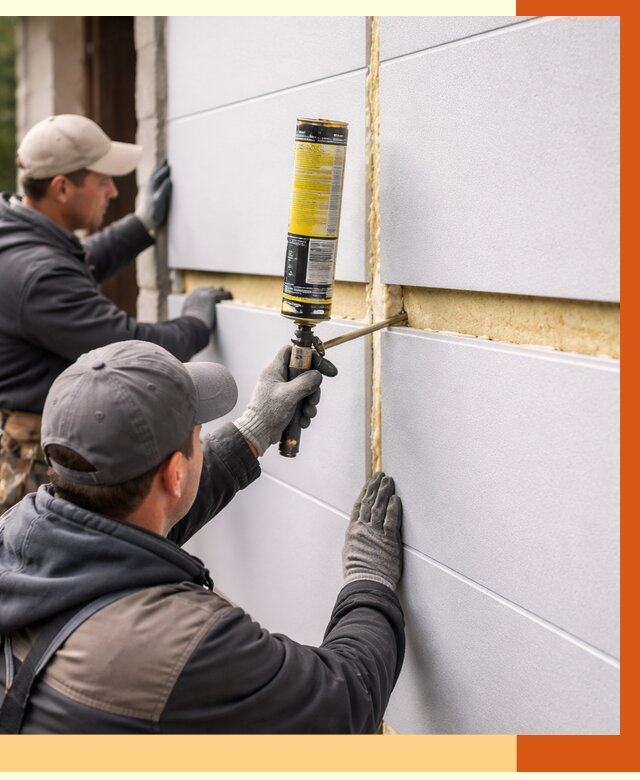 Утепление сэндвич панелей ППУ в слободском от 4328 руб. за м2 | ТепломастерСлб