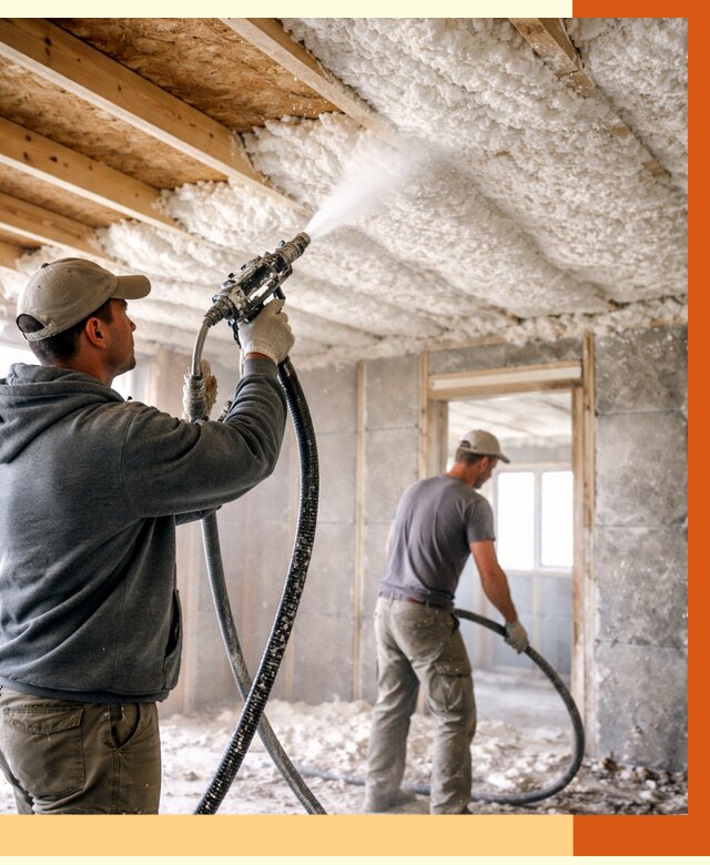 Утепление пеноизолом в слободском от 1649 руб./м2 под ключ | ТепломастерСлб