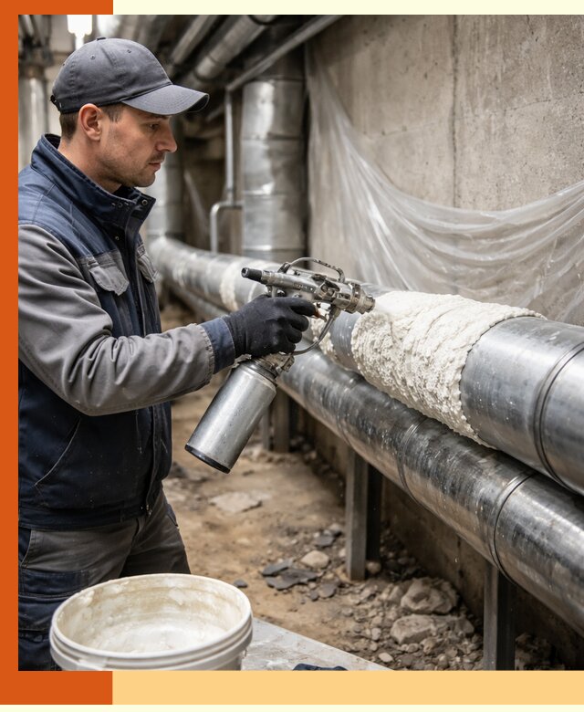 Утепление труб жидкой теплоизоляцией в слободском