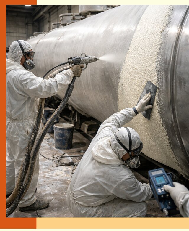 Утепление автоцистерн жидкой теплоизоляцией в слободском