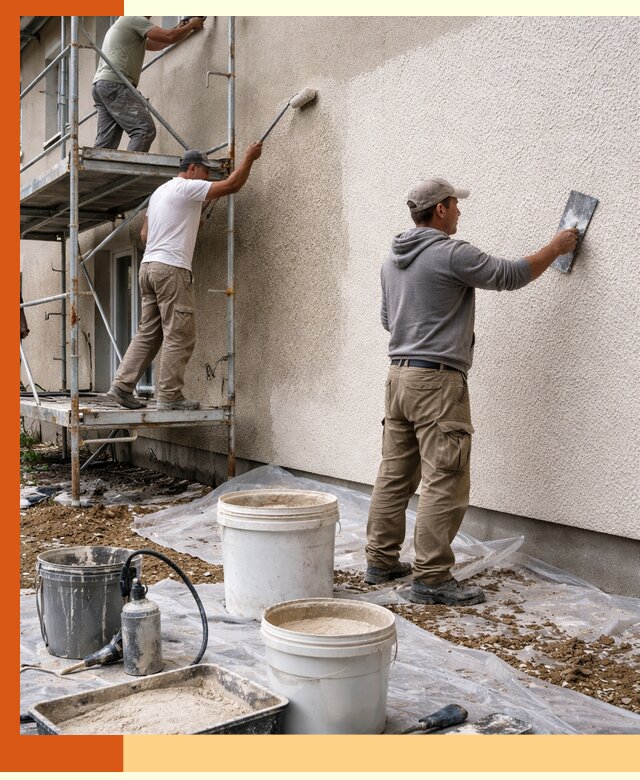 Утепление фасада жидкой пробкой в слободском