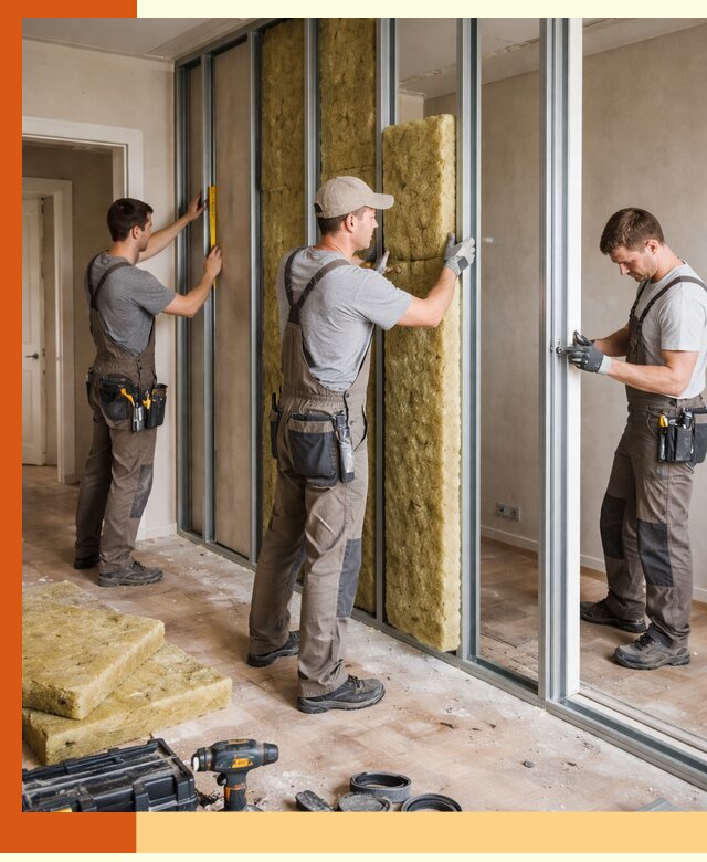 Шумоизоляция межкомнатных перегородок в слободском эффективно и надёжно