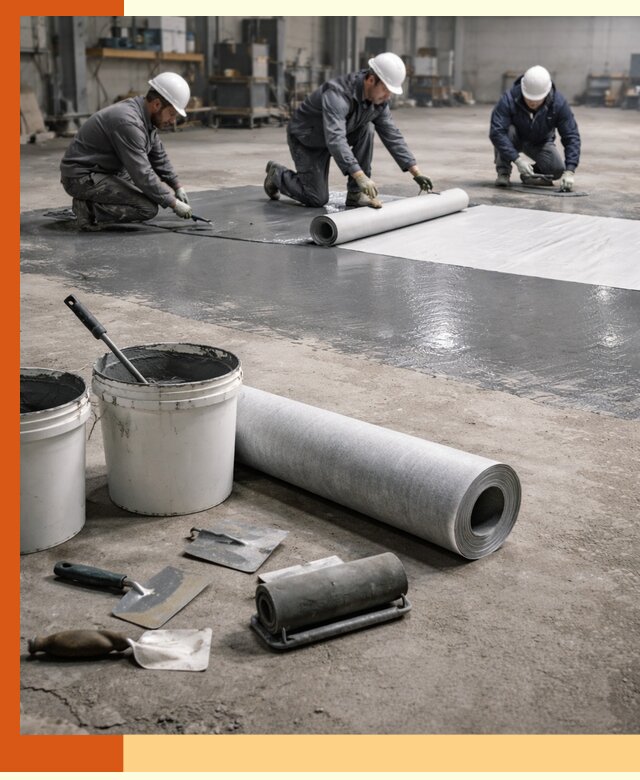 Гидроизоляция промышленного пола в слободском — защита и долговечность