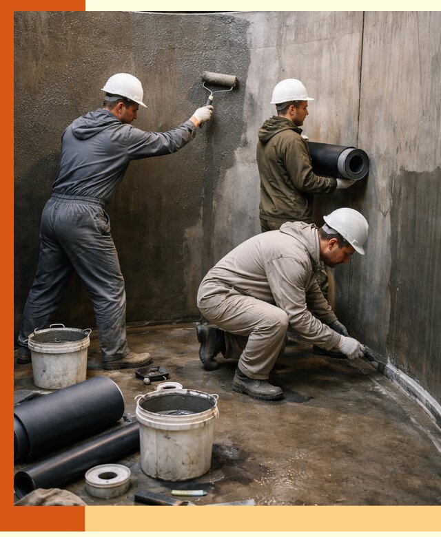 Гидроизоляция резервуара профессионально в слободском