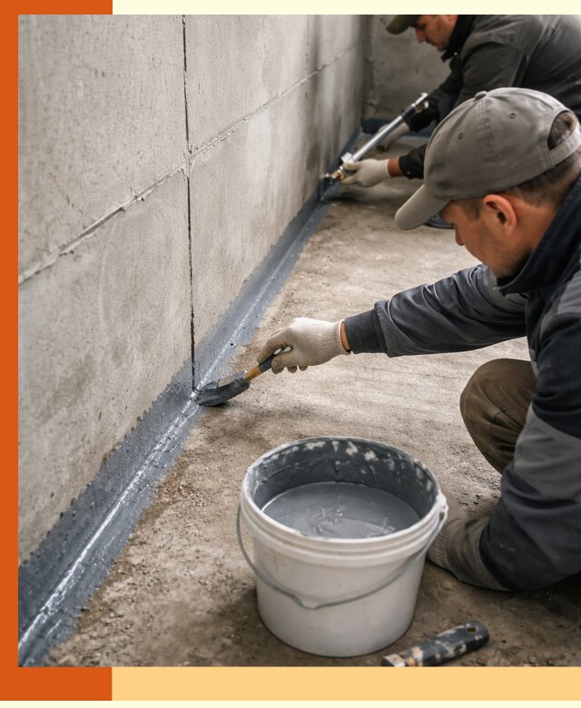 Гидроизоляция швов зданий и конструкций в слободском