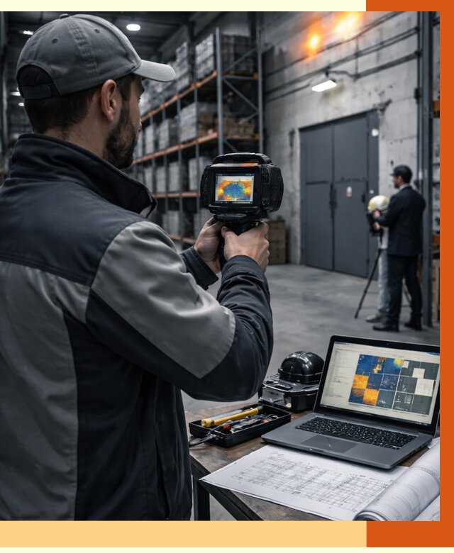 Тепловизионное обследование склада в слободском от 6698 руб. | ТепломастерСлб