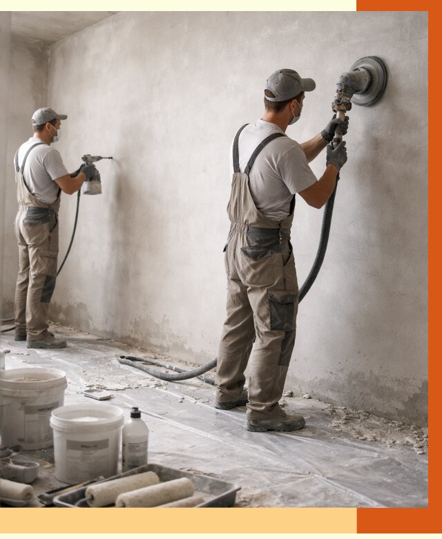 Подготовка поверхности под напыление в слободском от 1237 руб. — ТепломастерСлб