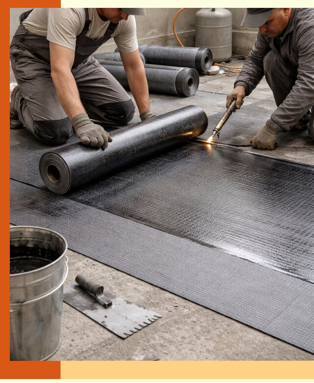 Монтаж гидроизоляционной мембраны в слободском для зданий и конструкций