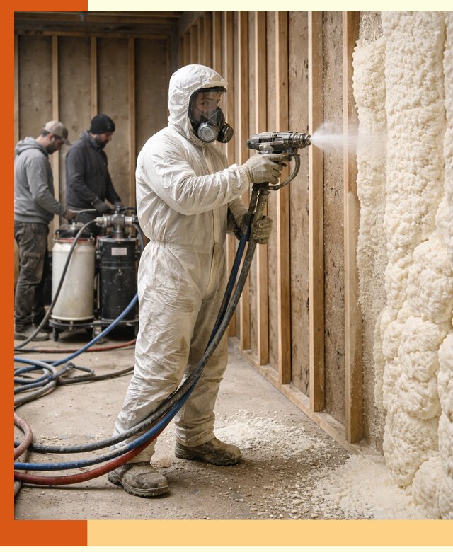 Обучение напылению ППУ: курсы для специалистов в слободском